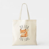 Tote Bag Oh pour Fox Sake (Dos)