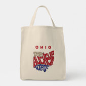 Tote Bag Ohio surnom Word Art (Dos)