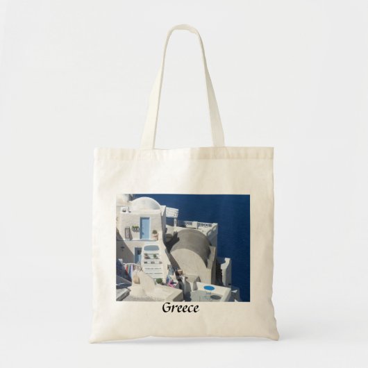 Tote Bag Oia, Santorini- Grèce (Devant)