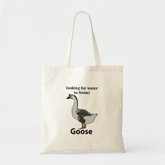 Tote Bag Oie À La Recherche D'Eau Pour Nager Oie Africaine (Devant)