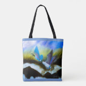 Tote Bag Oie bleue (Dos)