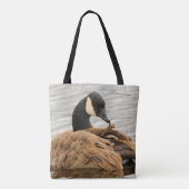 Tote Bag Oie du Canada sur le lac (Dos)