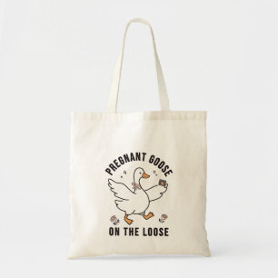Tote Bag Oie enceinte sur l'oiseau de Grossesse Perdue Oie