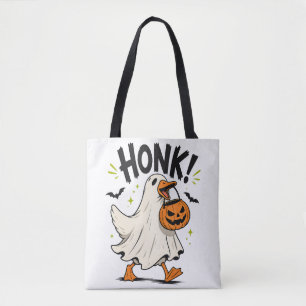 Tote Bag Oie fantôme drôle d'Halloween