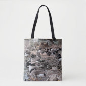 Tote Bag Oies dans le parc (Devant)