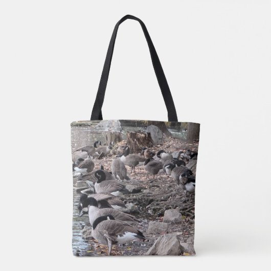 Tote Bag Oies dans le parc (Dos)