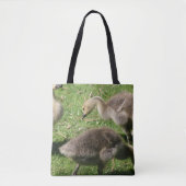 Tote Bag Oies dans l'herbe (Devant)