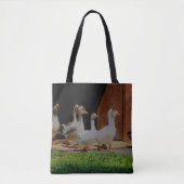 Tote Bag Oies Sur L'Art Animalier De Marche (Devant)