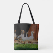 Tote Bag Oies Sur L'Art Animalier De Marche (Dos)