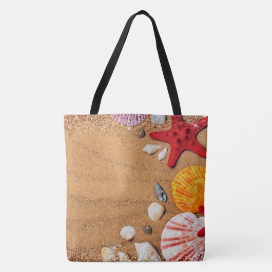 Tote Bag Oil Paint Beach Life (Devant)