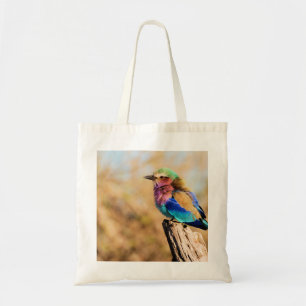 Tote Bag Oiseau africain coloré de rouleau de