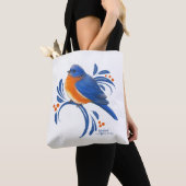 Tote Bag Oiseau bleu (De près)