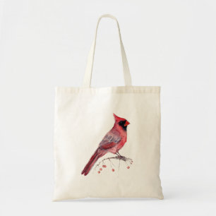 Tote Bag Oiseau cardinal rouge
