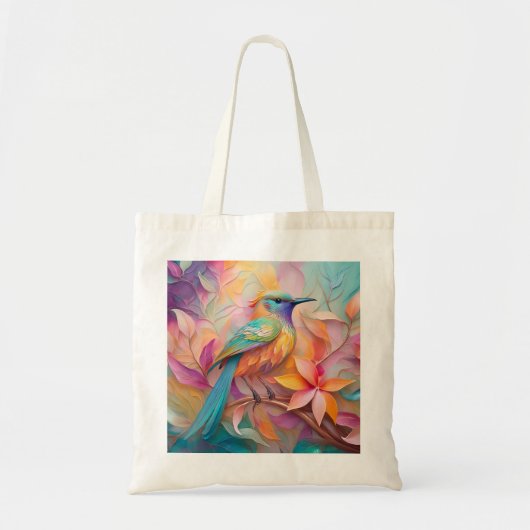 Tote Bag Oiseau Chanson Violet Gorge Fantastique (Devant)