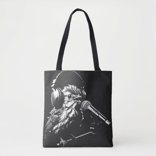 Tote Bag Oiseau chanteur (Devant)