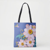 Tote Bag Oiseau coloré (Devant)