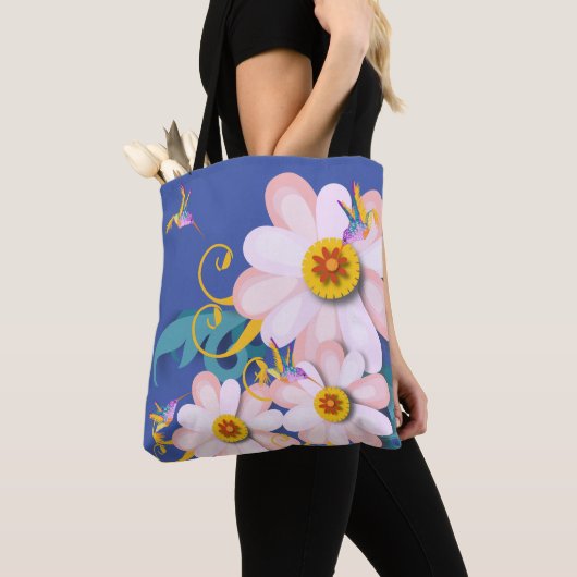 Tote Bag Oiseau coloré (De près)