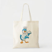 Tote Bag Oiseau comme cuire avec Platter (Devant)