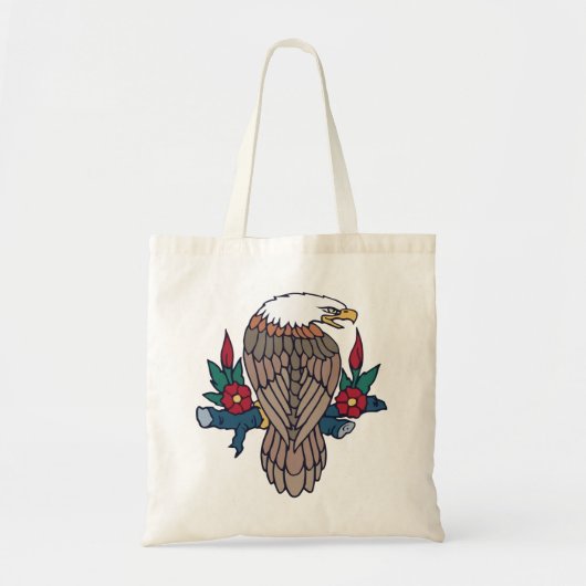 Tote Bag Oiseau d'aigle à tête blanche (Devant)