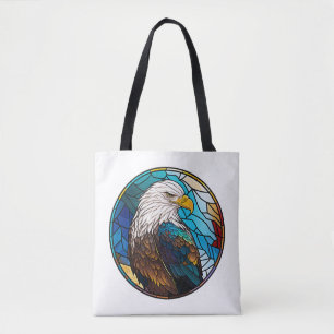 Tote Bag Oiseau d'aigle Portrait animal Verre tendu Faune