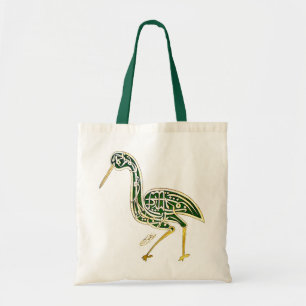 Tote Bag Oiseau de calligraphie (cigogne)