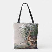 Tote Bag Oiseau de Courlis à long bec Audubon (Dos)