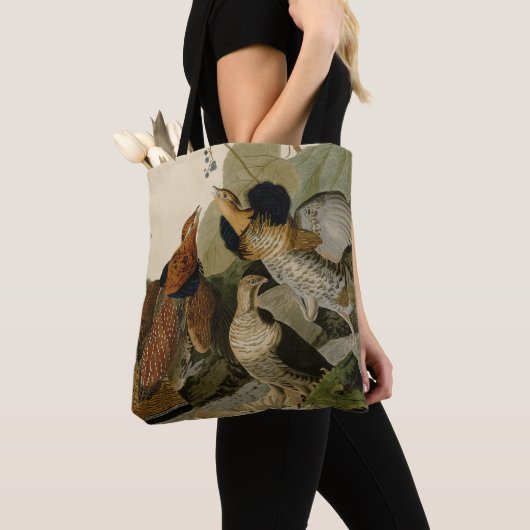 Tote Bag Oiseau de gibier Audubon (De près)