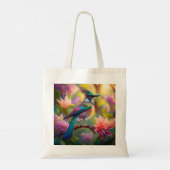 Tote Bag Oiseau de Jay Imaginaire vert (Dos)