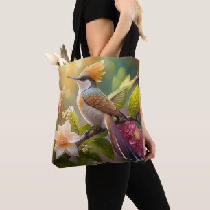 Tote Bag Oiseau de miel doré Imaginaire