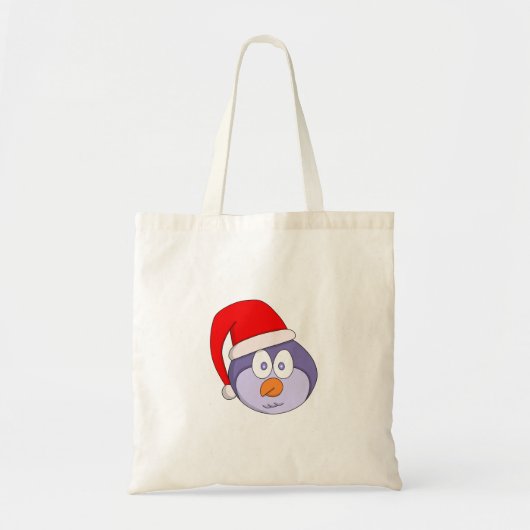 Tote Bag Oiseau de Noël (Devant)