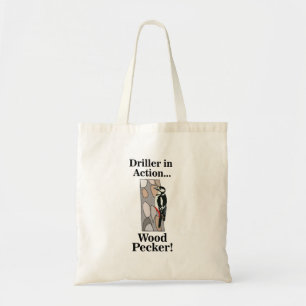 Tote Bag Oiseau de pic forestier amusant