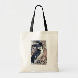 Tote Bag Oiseau de pingouin mignon animal noir eau blanche