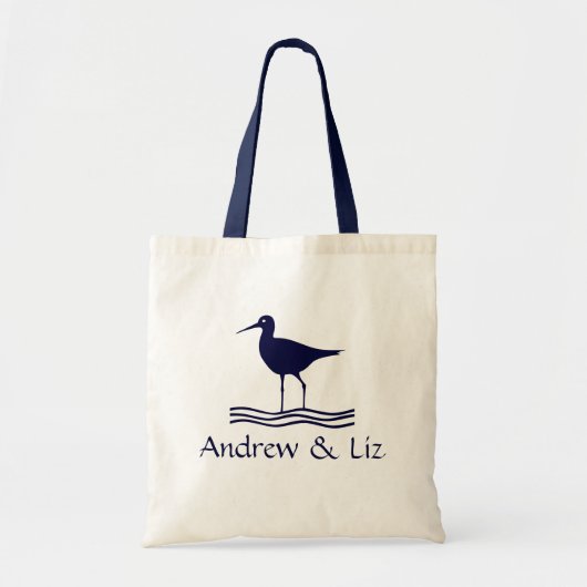 Tote Bag Oiseau de plage (Devant)