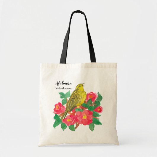 Tote Bag Oiseau d'État de l'Alabama Yellowhammer (Devant)