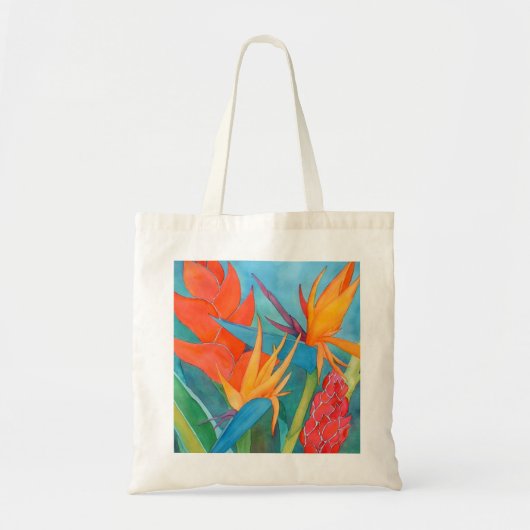 Tote Bag Oiseau d'Hawaï du paradis Fourre-tout de achat (Devant)