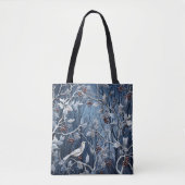 Tote Bag Oiseau d'hiver Holly (Devant)