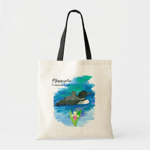 Tote Bag Oiseau du Minnesota de l'État de Loon commun