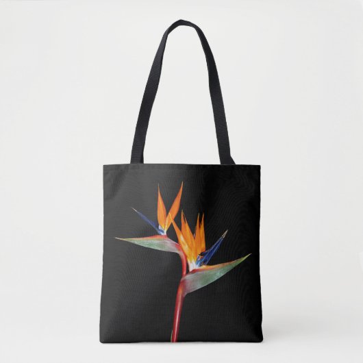 Tote Bag Oiseau d'usine de Strelitzia de fleur de paradis (Devant)
