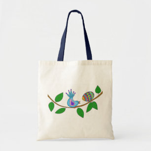 Tote Bag Oiseau et art populaire d'Ukrainien de Pysanka
