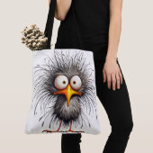 Tote Bag Oiseau fantaisiste (De près)