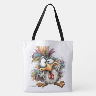 Tote Bag Oiseau Fantaisiste