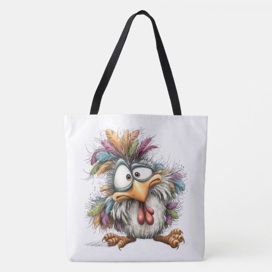 Tote Bag Oiseau Fantaisiste (Devant)