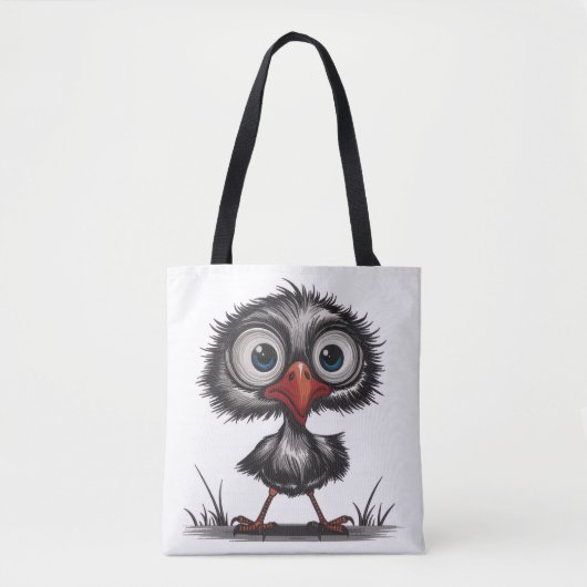 Tote Bag Oiseau fantaisiste (Devant)