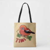 Tote Bag Oiseau forestier Iiwi Hawaii (Devant)