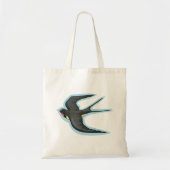 Tote Bag Oiseau Hirondelle en Vol (Devant)