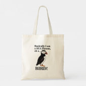 Tote Bag Oiseau Macareux Oiseau de Mer Drôle (Dos)