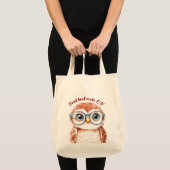 Tote Bag Oiseau Nerd geek (Devant (produit))