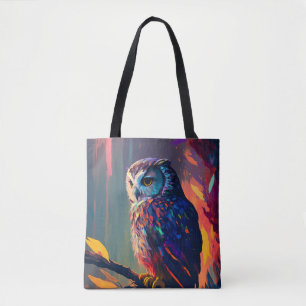 Tote Bag Oiseau Oiseau Animal Portrait Peinture Faune Extér
