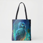 Tote Bag Oiseau Oiseau Animal Portrait Peinture Faune Extér (Devant)