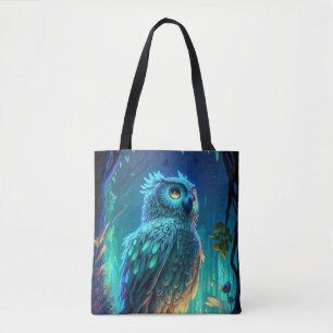 Tote Bag Oiseau Oiseau Animal Portrait Peinture Faune Extér